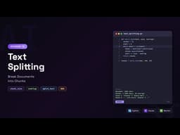 Build AI Apps with Python: Text Splitting — Break Documents into Chunks | Episode 13