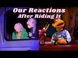 NEW Rock ‘n’ Roller Coaster Starring The Muppets - Our Reactions After Riding It!