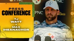 TJ Watt & Max Iheanachor Press Conference (Sept. 25) | Pittsburgh Steelers