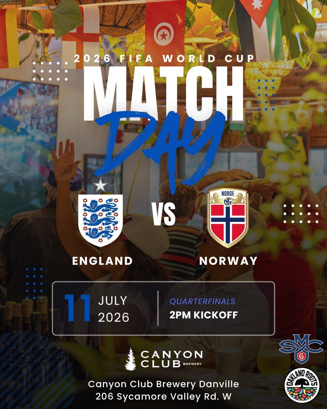 World Cup Watch Party Quarter-Final Match: England VS ...