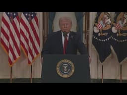 President Trump says US will 'finish the job' in Iran soon during in prime-time address