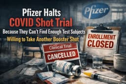Pfizer Halts COVID Shot Trial Because They Can’t Find Enough Test Subjects Willing to Take Another Booster Shot