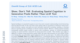 Show, Don't Tell: Evaluating Spatial Cognition in Generative Pixels Rather Than LLM Text