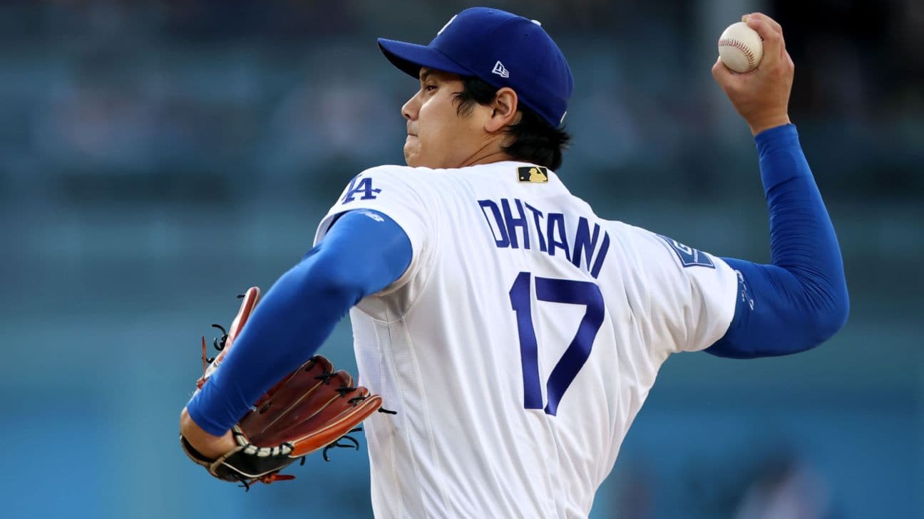 Shohei Ohtani hits leadoff homer, gives Dodgers' no-hit bid