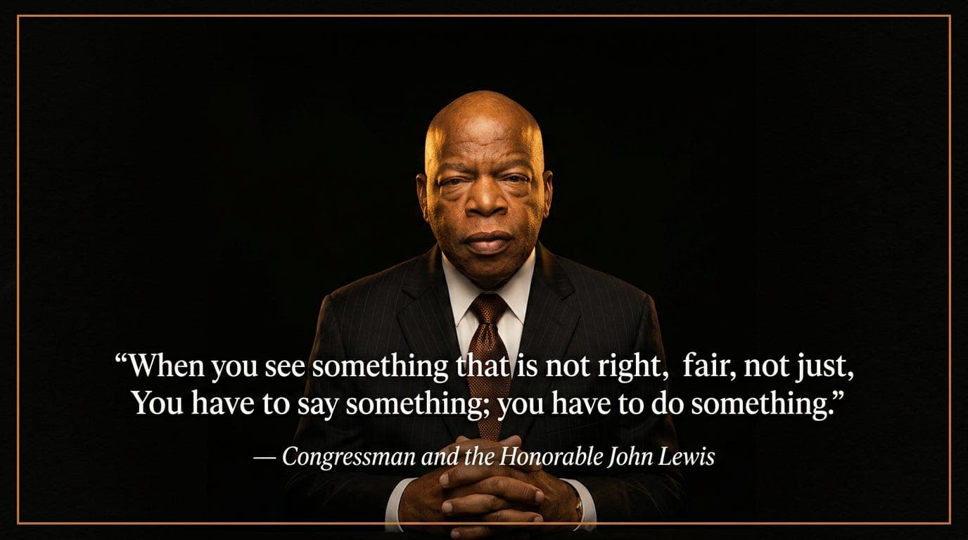 Good Trouble Lives On When We Speak Up for Justice