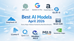 Best AI Models April 2026: Ranked by Benchmarks