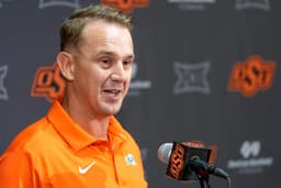 Oklahoma State football coach Eric Morris sees Tulsa's Tre Lamb as 'superstar' in making