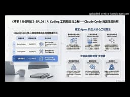EP109｜AI Coding 工具怎麼寫才穩？Claude Code 洩漏拆解：權限閘＋三層記憶＋失敗剪枝