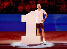Tennis-Zverev finally takes his place at the summit