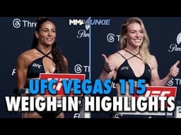 UFC Vegas 115 weigh-in highlights: Two miss, prospect needs extra time