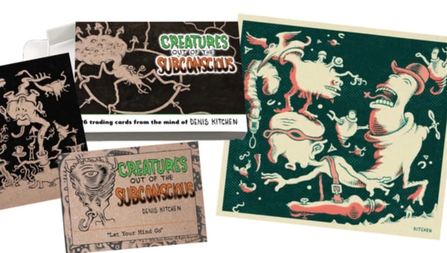 CrowdfundingFridays: ‘Denis Kitchen Creatures Card Set,’ ‘Return to Misfit Island,’ ‘Augmented,’ ‘While We Burn #1,’ ‘No Saints Nor Poets #1-3,’ and ‘Shrub: The Collected Edition’
