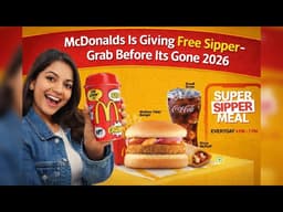 McDonald’s Free Sipper Offer 2026 | Super Sipper Meal Deal | mcdonalds free sipper india