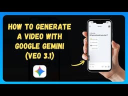 How to Generate a Video with Google Gemini (Veo 3.1) 🎬 [2026 Update]