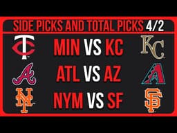 MLB Picks Today Thursday 4/2/26 | MLB Picks & Predictions Today Thursday 4/2/26