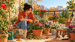 How to get your balcony garden ready before winter sets in