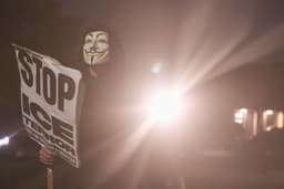 People rally to protest ICE operations in Indy - Yahoo