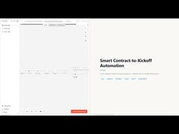 Contract Kickoff Automation with n8n and Claude -- Business Automation