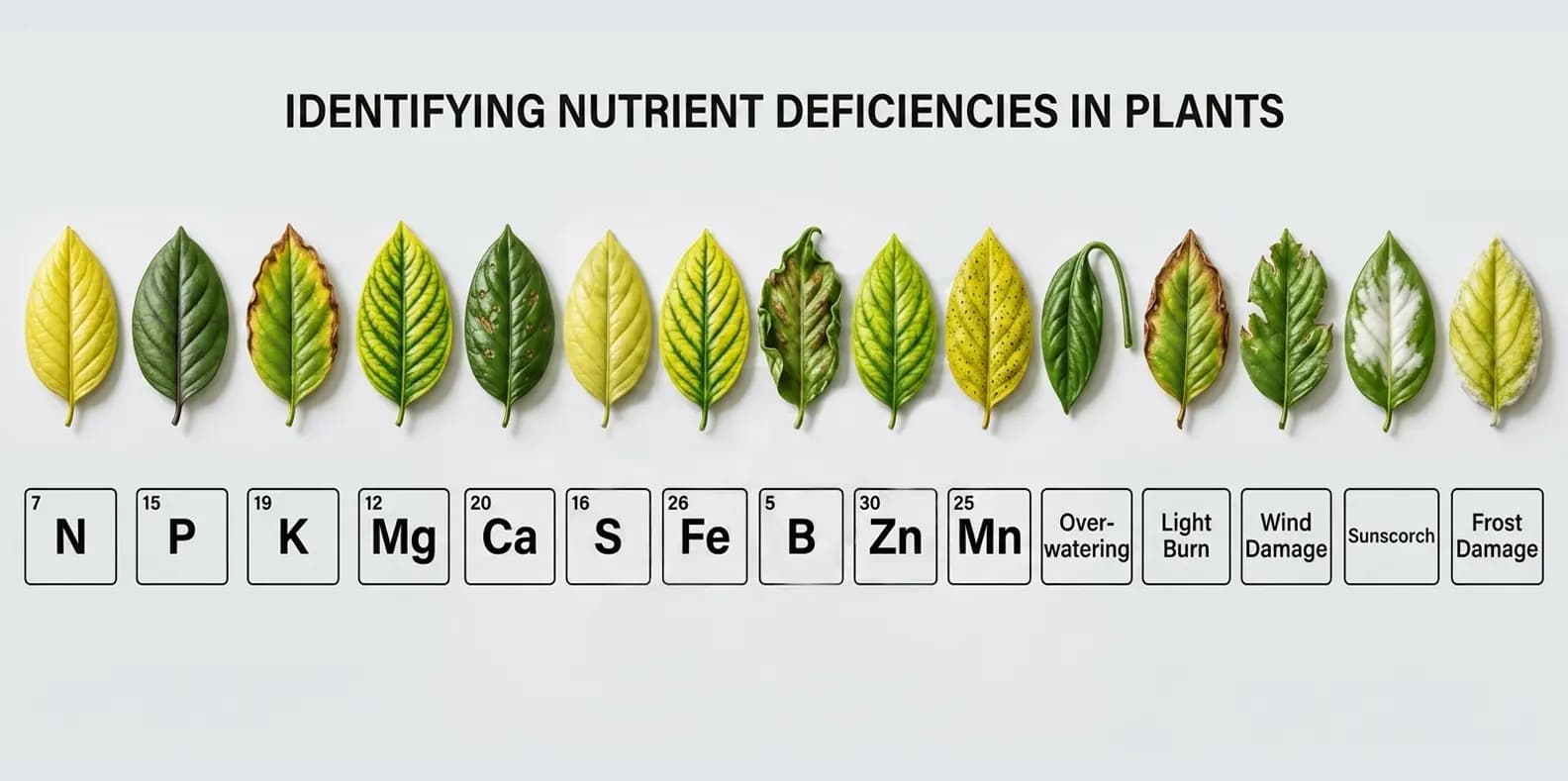 Plant Nutrient Deficiency & Stress Guide