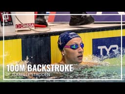 Stadden and Berkoff Go Head-to-Head in 100M Backstroke | 2026 TYR Pro Swim Series Indianapolis