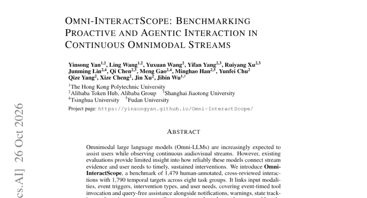 Omni-InteractScope: Benchmarking Proactive and Agentic Interaction in Continuous Omnimodal Streams