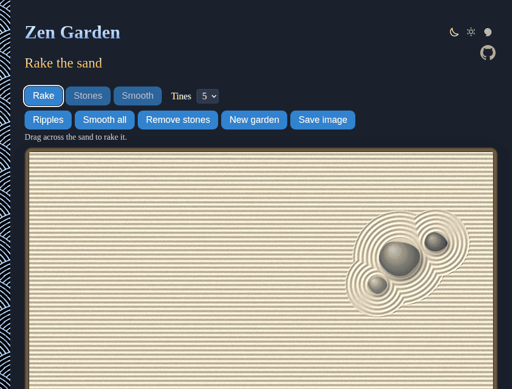 Zen Garden: Rake the Sand Online