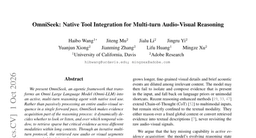 OmniSeek: Native Tool Integration for Multi-turn Audio-Visual Reasoning