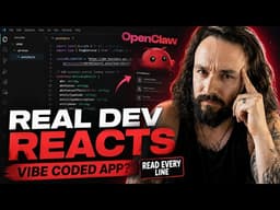 Open Claw Vibe Coded an App. Real Developers Read Every Line and Tell You What They Found.