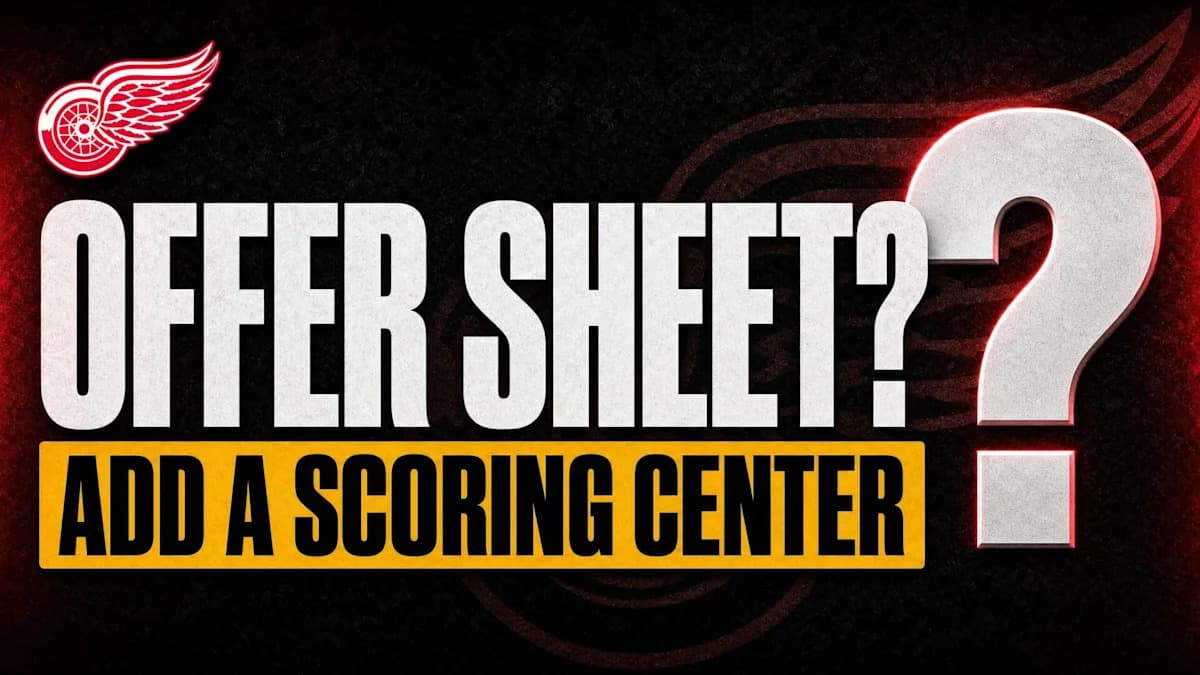 Why the Red Wings Need to Offer Sheet Adam Fantilli - Yahoo Sports