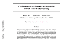 Confidence-Aware Tool Orchestration for Robust Video Understanding