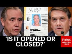 Jeff Merkley Asks Acting AG Todd Blanche Point Blank About The Status Of The Epstein Investigation