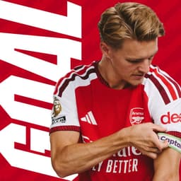 @Arsenal: LIFT-OFF! ✈️ 

Odegaard breaks the deadlock with a brilliant finish in off the post 💥 

🩵 0-1 🔴 (75)...