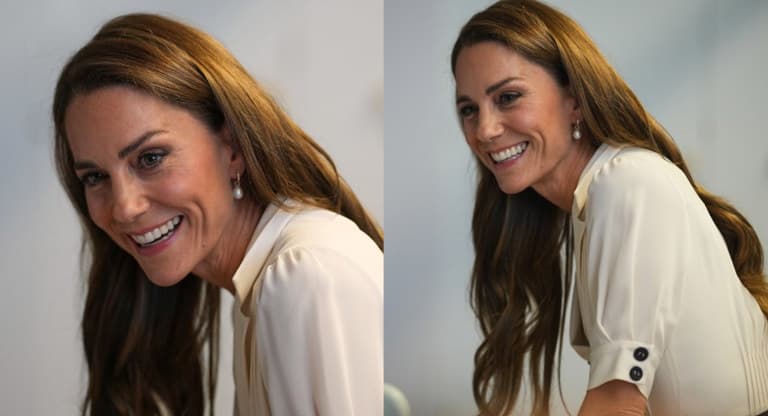 Kate Middleton in Suzannah London dress for children's ...
