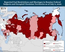 @TheStudyofWar: MORE: The number of Russian federal subjects experiencing gasoline shortages and sales restrictions ...
