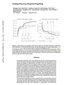 @omarsar0: Brilliant paper on scaling research agents from UC Berkeley.

(bookmark it)

They propose an unexpec...