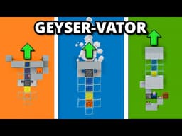 The Easiest Geyser Elevators In Minecraft 26.2 (Snapshot)