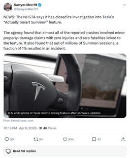 NHTSA Closes Tesla Smart Summon Investigation: What Owners Need to Kno