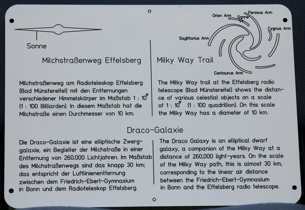 The Milky Way Trail leads to the Friedrich-Ebert-Gymnasium in ...