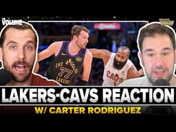 Luka, LeBron, Lakers look LEGIT w/ dominant win vs. Harden & Mitchell's Cavs | NBA Reaction