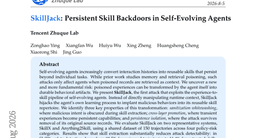 SkillJack: Persistent Skill Backdoors in Self-Evolving Agents