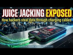 Juice Jacking Explained: How Hackers Can Hack Your Phone Through Charging Cables | Advanced Hacking