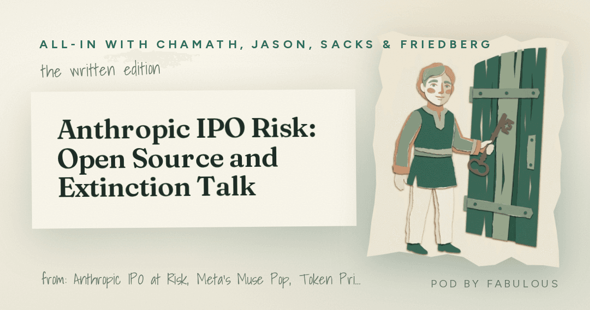Anthropic IPO Risk: Open Source and Extinction Talk