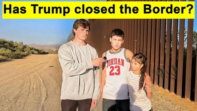 Nick Shirley went to the border to see if Trump changed ...