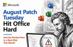 August Patch Tuesday hit Office hard, and the Preview Pane is ...