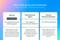 Meta AI app for small business marketing - Singapore