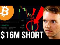 THIS IS WHY I'M $16M SHORT ON BITCOIN