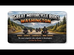 Sunday Rider Update | Washington Motorcycle Rides & Events (Live) 4/5-4/13 2026