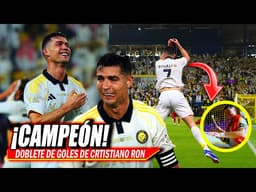ASÍ REACCIONA PRENSA MUNDIAL A CRISTIANO RONALDO CAMPEÓN y DOBLETE GOLES AL NASSR vs DAMAC 4-1