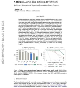 @omarsar0: NEW paper worth reading.

(bookmark it)

The basic idea is to pair a compressive recurrent state wit...