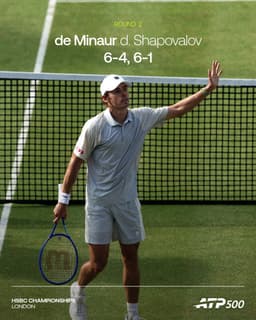 @atptour: Hitting all the right notes 🎶

@alexdeminaur extends his dominance in the head-to-head, improving to...