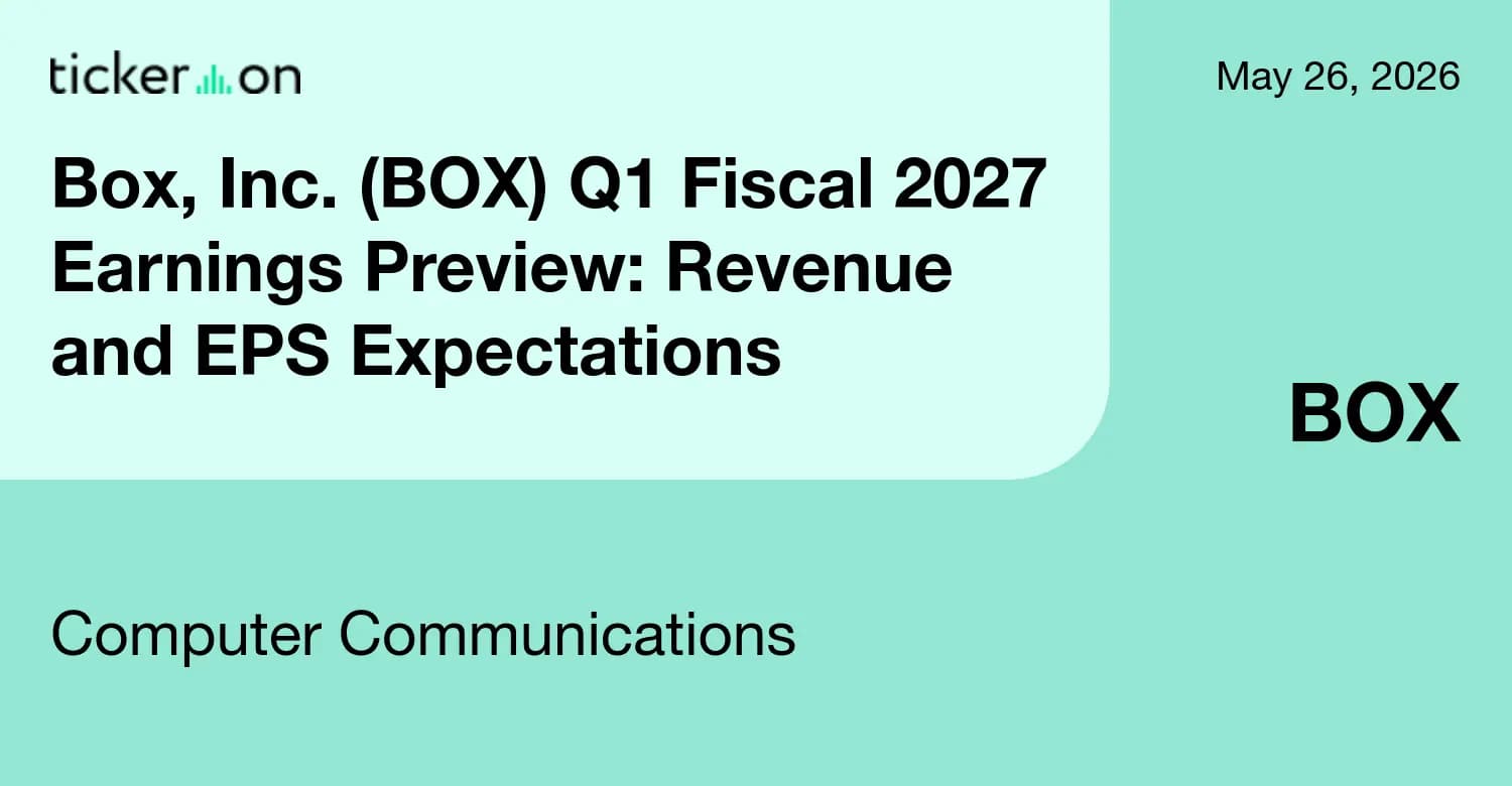 Box, Inc. (BOX) Q1 Fiscal 2027 Earnings Preview: Revenue and ...